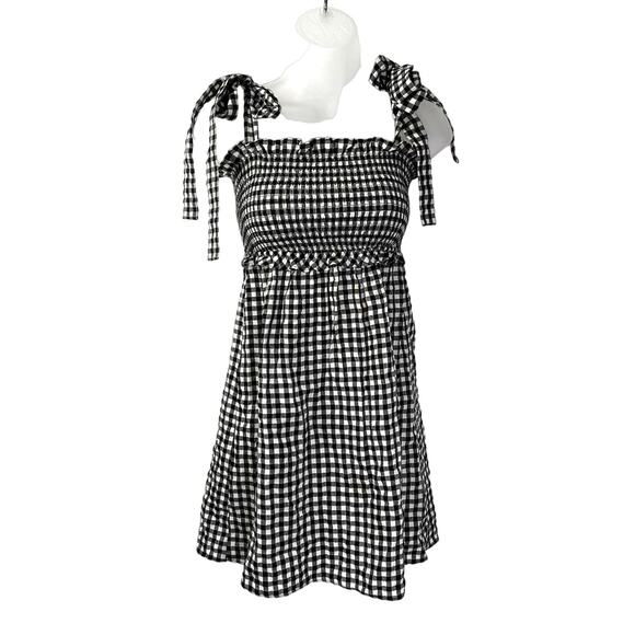 Reformation Dresses & Skirts - Reformation Dawson Mini Dress Check Smocked Gingham Jamcore